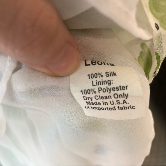 Leona Silk Print Top - Picture 3 of 4